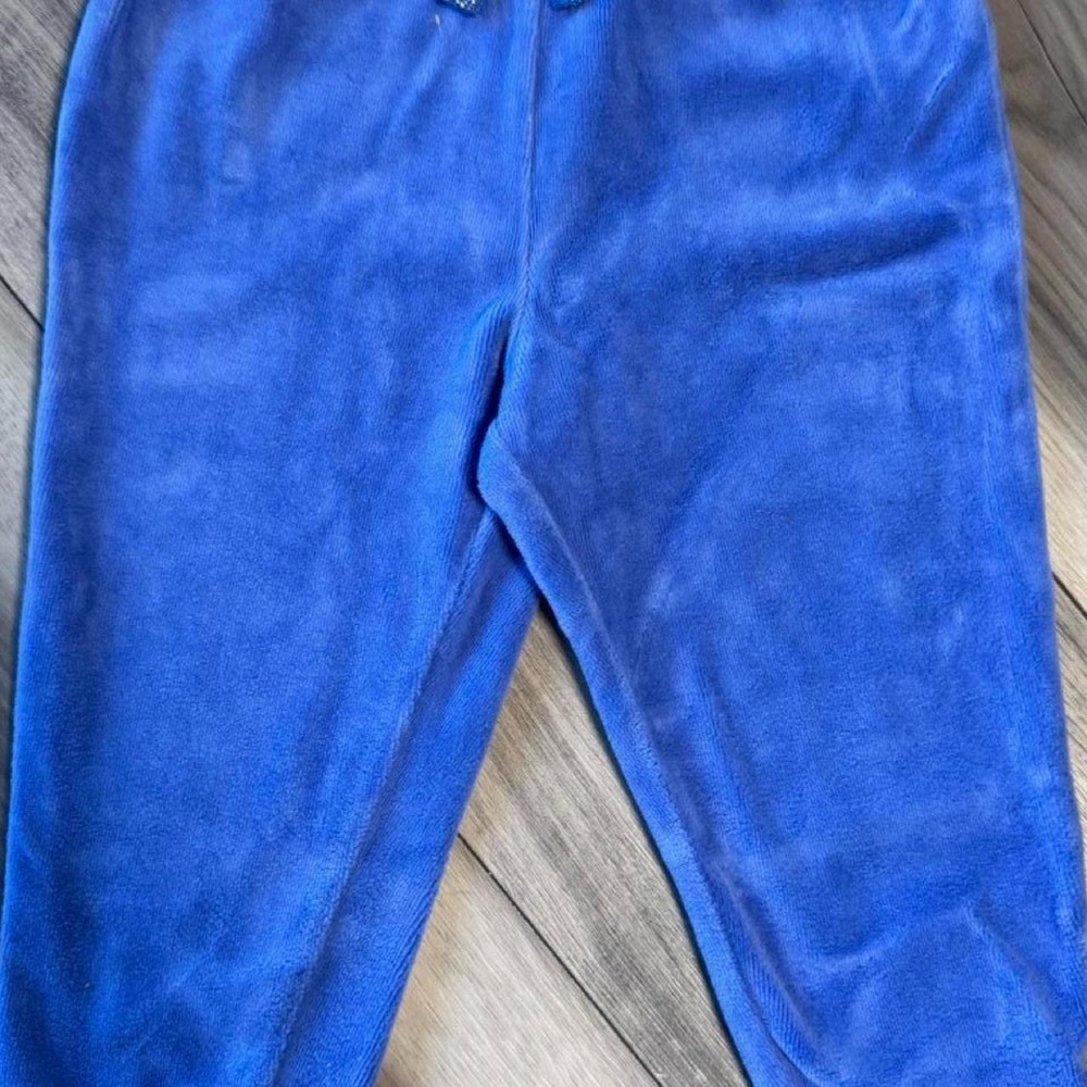 Juicy Couture blue velour sweatpants, size 2T